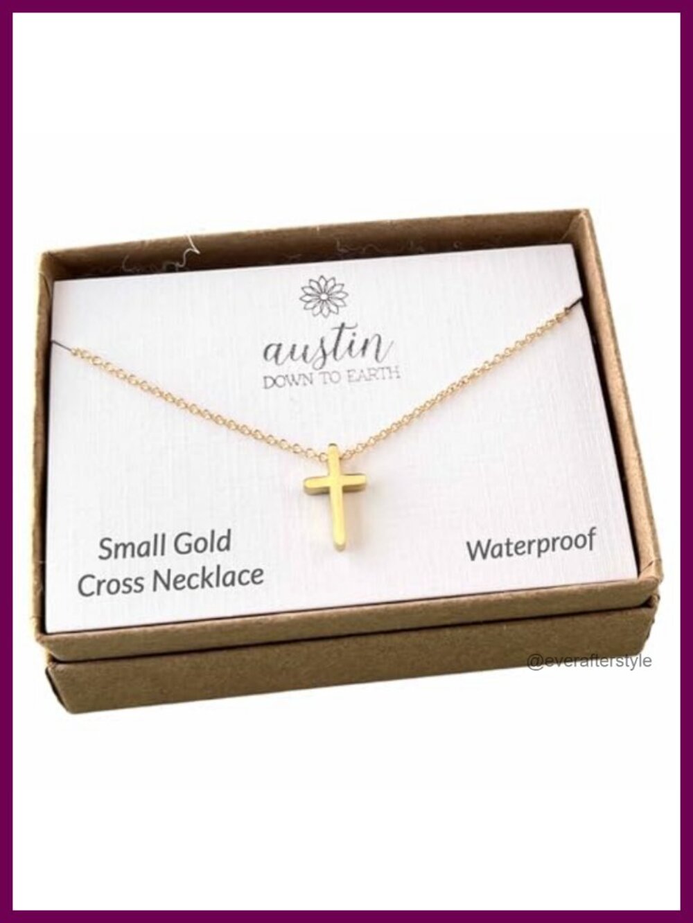 14k Gold Filled Dainty Cross Necklace, Religious Jewelry, Adjustable,